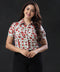 Peter Pan Collared Vintage Red Shirt